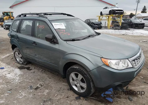 2012 Subaru Forester 2.5X из США, поврежденный, VIN JF2SHABCXCH435498